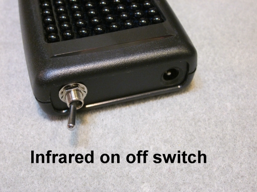 Infrared therapy LED switch example