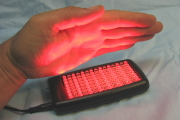 Dual red and infrared LED healing light with 660nm red and 850nm infrared